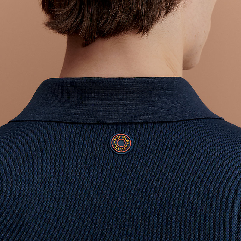 Polo technique Double Jeu - Bleu | Hermès France